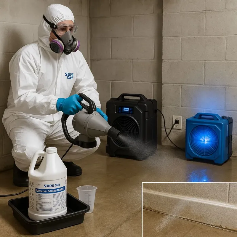Sanitization and Odor Removal process in Swanville, ME