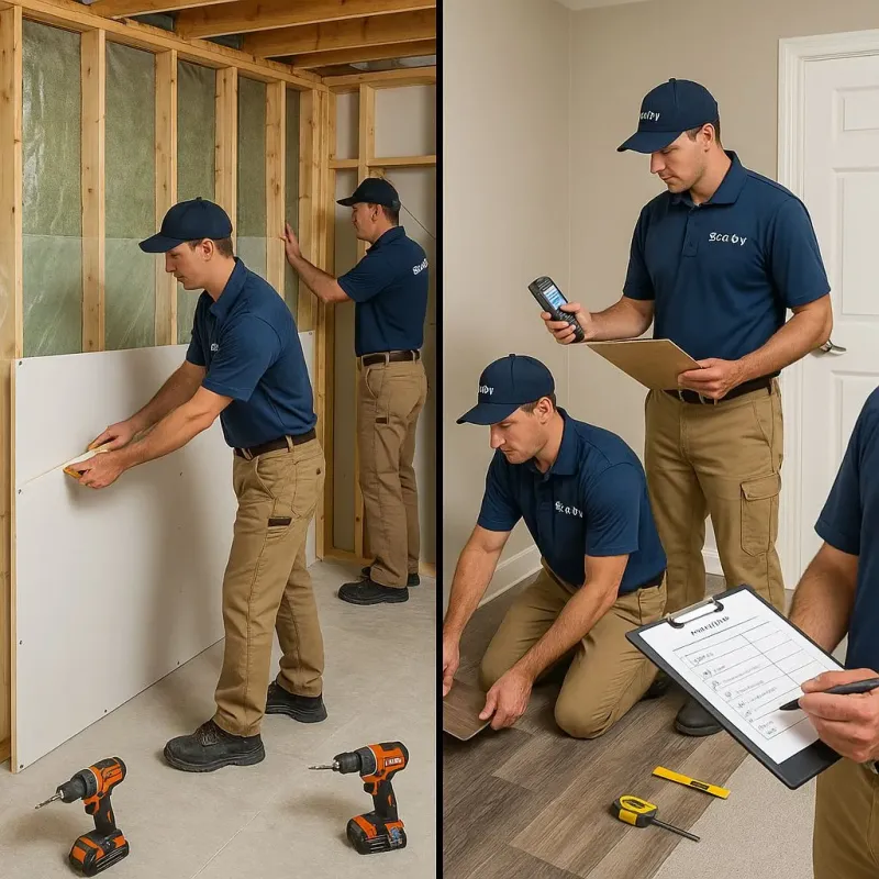 Repairs and Reconstruction process in Swanville, ME